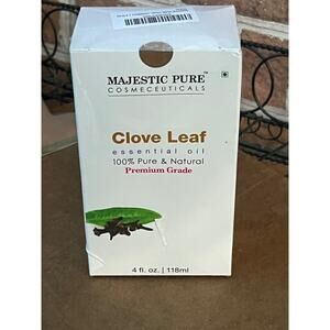 CLOVER LEAF Essential Oil 100% Pure & Natural PREMIUM Grade 4 oz  Majestic Pure
